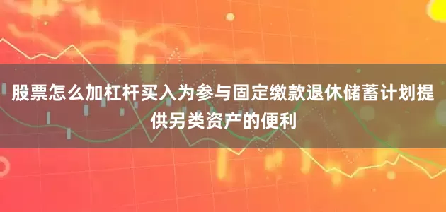 股票怎么加杠杆买入为参与固定缴款退休储蓄计划提供另类资产的便利
